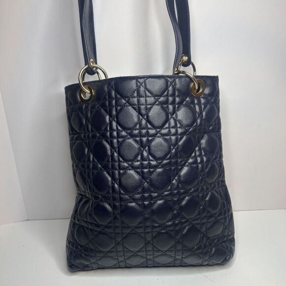 Via Piaggi Vintage Embossed Italian Leather Shoulder Bag Gold Designer Womens - Picture 2 of 10